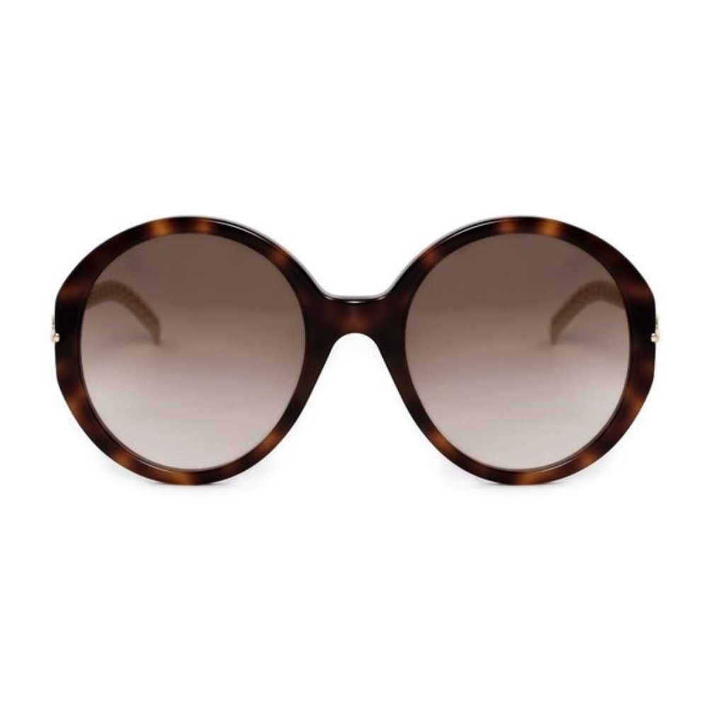 Gucci Brown Round Sunglasses